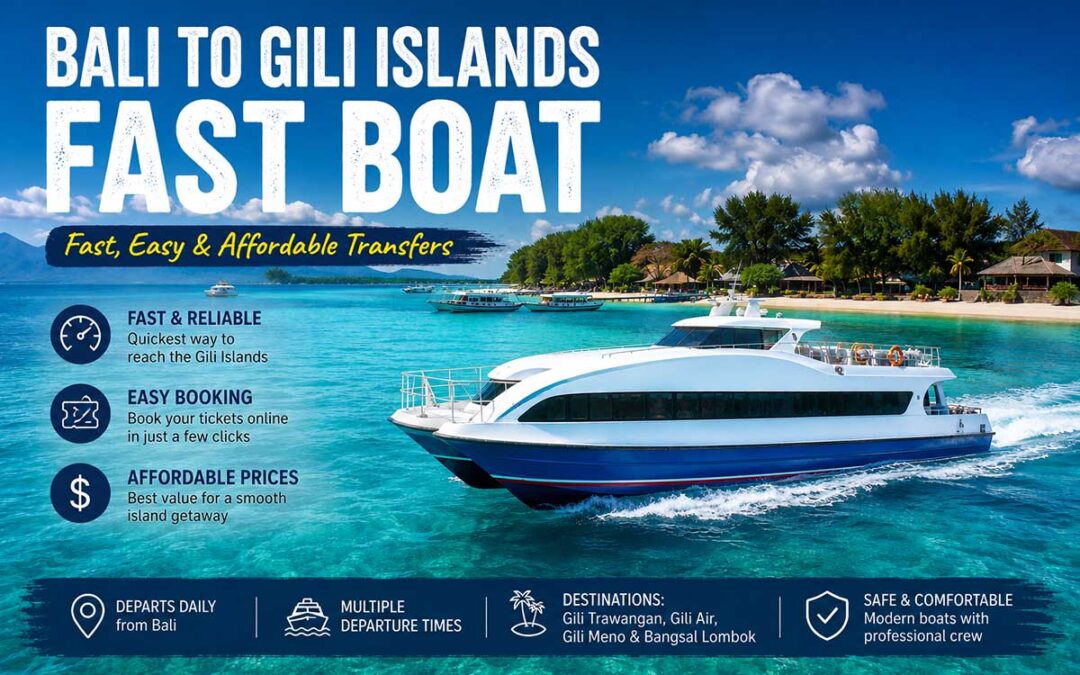 Bali to Gili Island fast boat